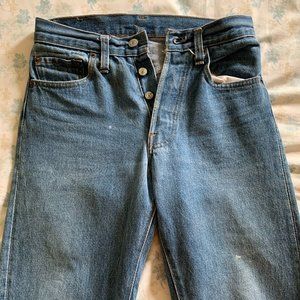Vintage Levis 501's Straight Leg 100% Cotton